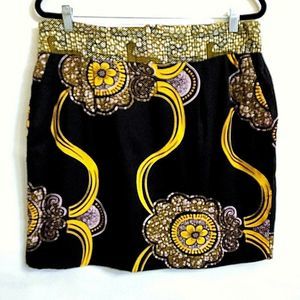 KenZania African Mini Pencil Skirt Batik Print